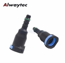 9.89 ID6 ID8 ID12 Fuel Line Quick Connector Plastic Fuel Hose Joint Pipe Fitting Female Connectors For Petrol Diesel Straight VW