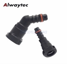 9.89 ID6 ID8 ID12 Fuel Line Quick Connector Plastic Fuel Hose Joint Pipe Fitting Female Connectors For Petrol Diesel Straight VW