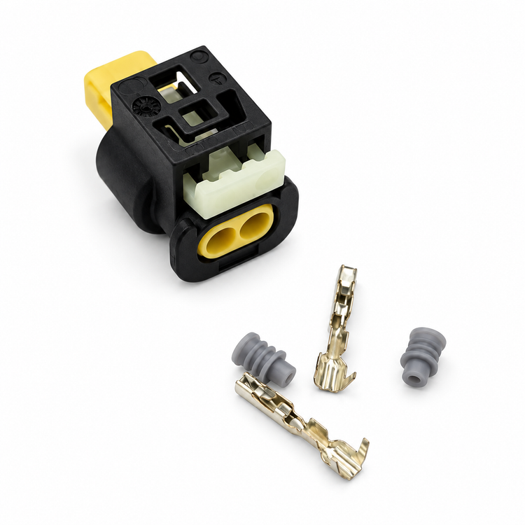 2 Pin Automotive waterproof connector Fuel injector Wire harness plug 7615636-03 805-120 7615636-02 For – MA244 – image 1