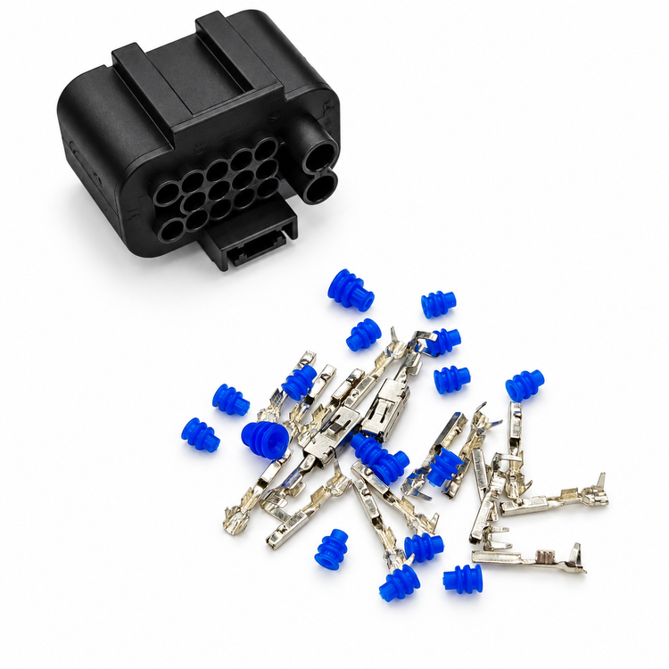 16 Pin Automotive Connectors bumper radar sensor Trailer power Wire harness Plug 2304884-1 2404880-1 – MA250 – image 1
