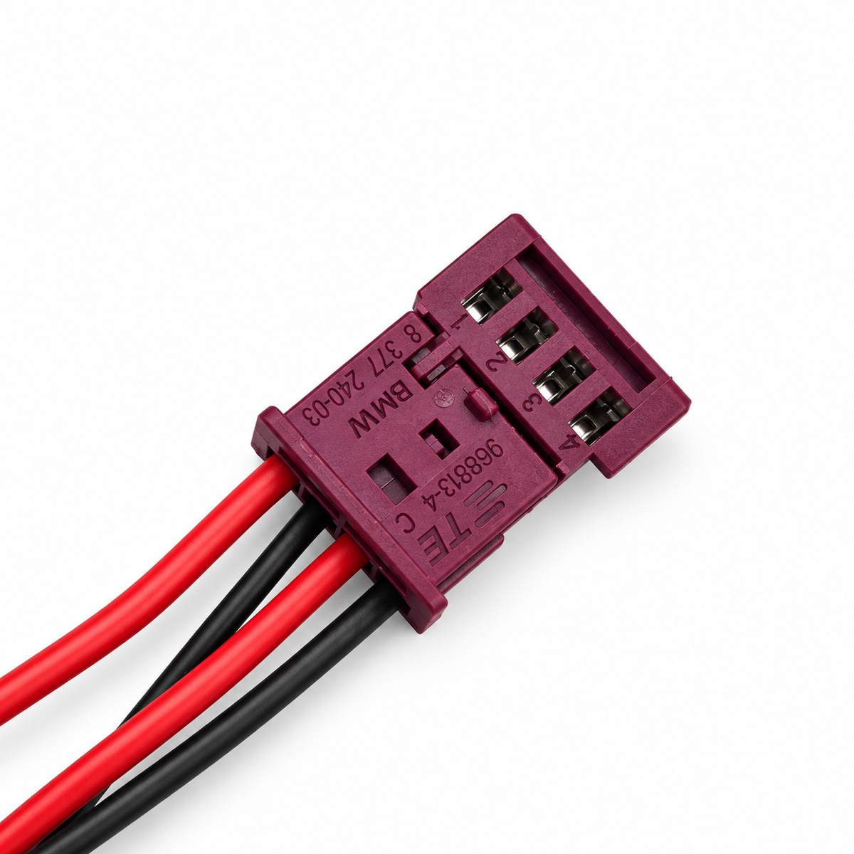 4 Pin 4-hole ambient light sensor harness plug connector, BMW 4P sheath with terminal 968813-4 - F – MA260 – image 4