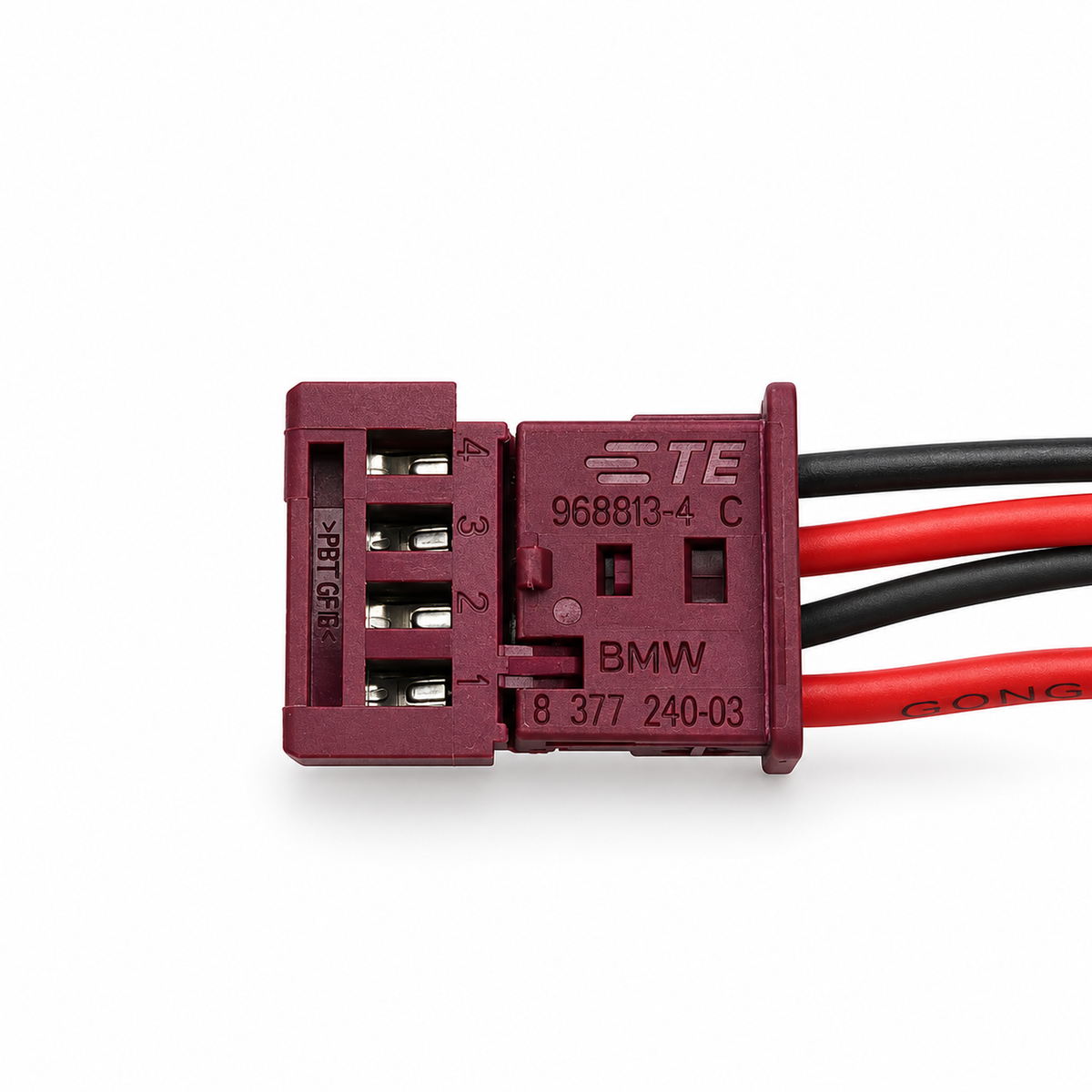 4 Pin 4-hole ambient light sensor harness plug connector, BMW 4P sheath with terminal 968813-4 - F – MA260 – image 5
