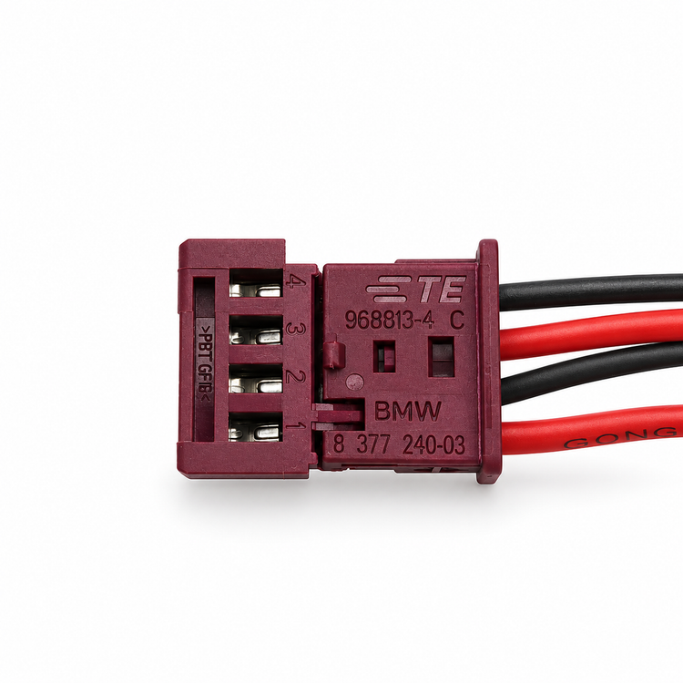 4 Pin 4-hole ambient light sensor harness plug connector, BMW 4P sheath with terminal 968813-4 - F – MA260 – image 5