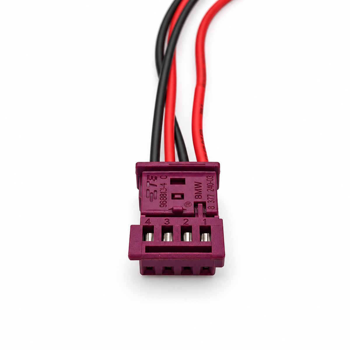 4 Pin 4-hole ambient light sensor harness plug connector, BMW 4P sheath with terminal 968813-4 - F – MA260 – image 6