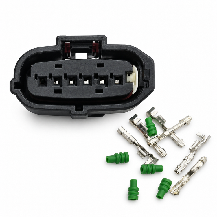 6 Pin Auto Connectors Front rear bumper reverse radar Throttle Pedal Plug 6189-7100 6189-1083 90980-12303 – MA336 – image 3