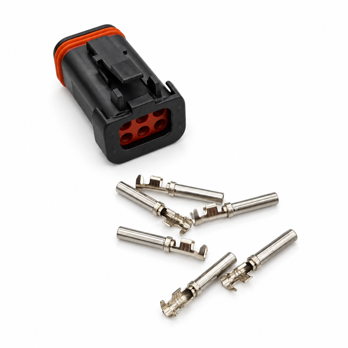 6 Pin female Automotive waterproof connector For Deutsch DT16-6S-KP01 DT series Plug ASM Harness plug – MA386 – image 1