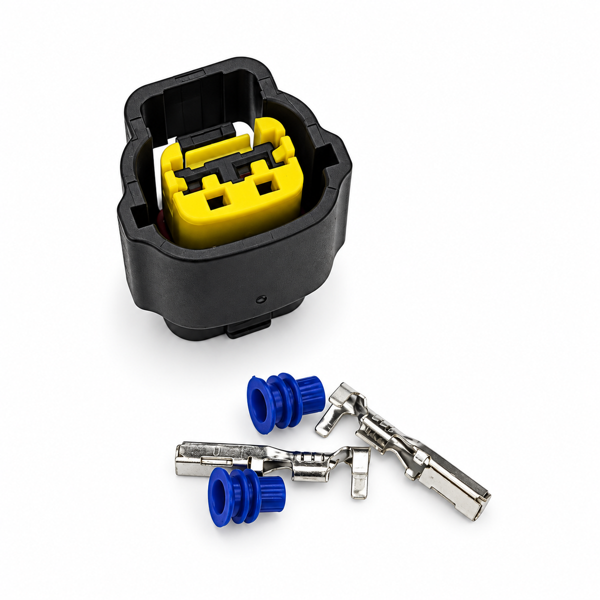 2 Pin Automotive Water temperature sensor solenoid valve connector Horn Injector harness plug E02F8 – MA433 – image 2