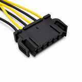 with wires