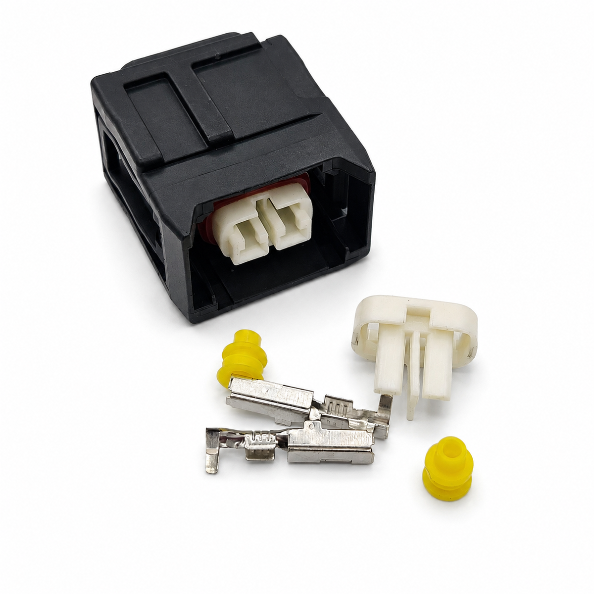 1 Set 2 Pin Auto12747 7287-1495-30 90980-12747 AC Assembly Diesel Fuel Injector Plug For Toyota Car Sealed Fuel Pump Connector - Female