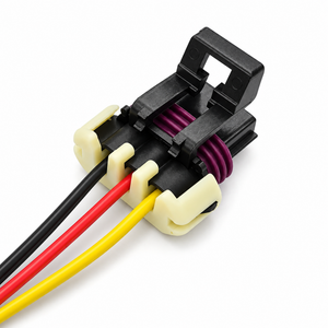 3 Pin Way black female temperature Sensor Plug auto waterproof connector 12129615 12110293 with 15cm wires – MA474 – image 1