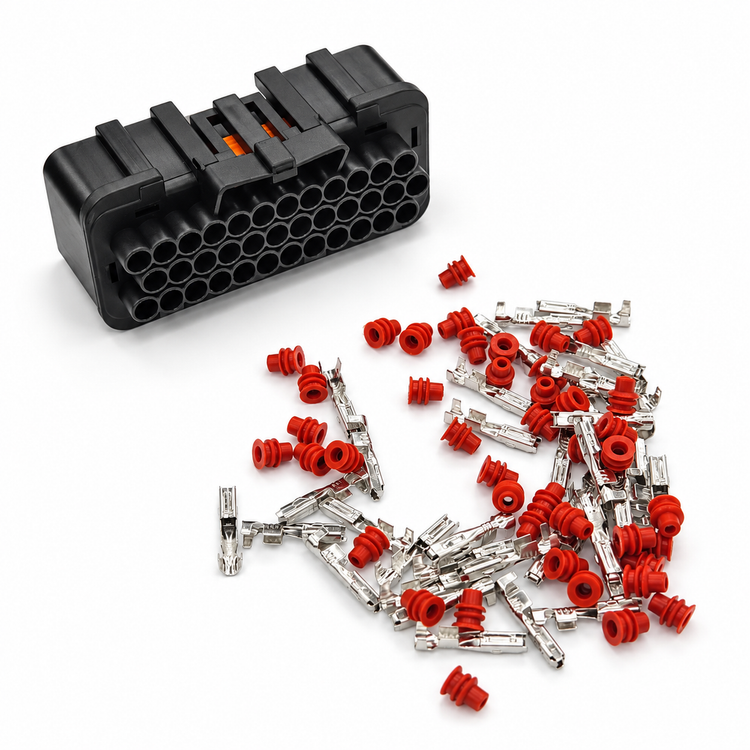 36 Pin ECU connector Genie 39520 39521 39673 39520GT 39521GT 39673GT Plug 344108-1 344111-1 344112-1 – MA476 – image 1