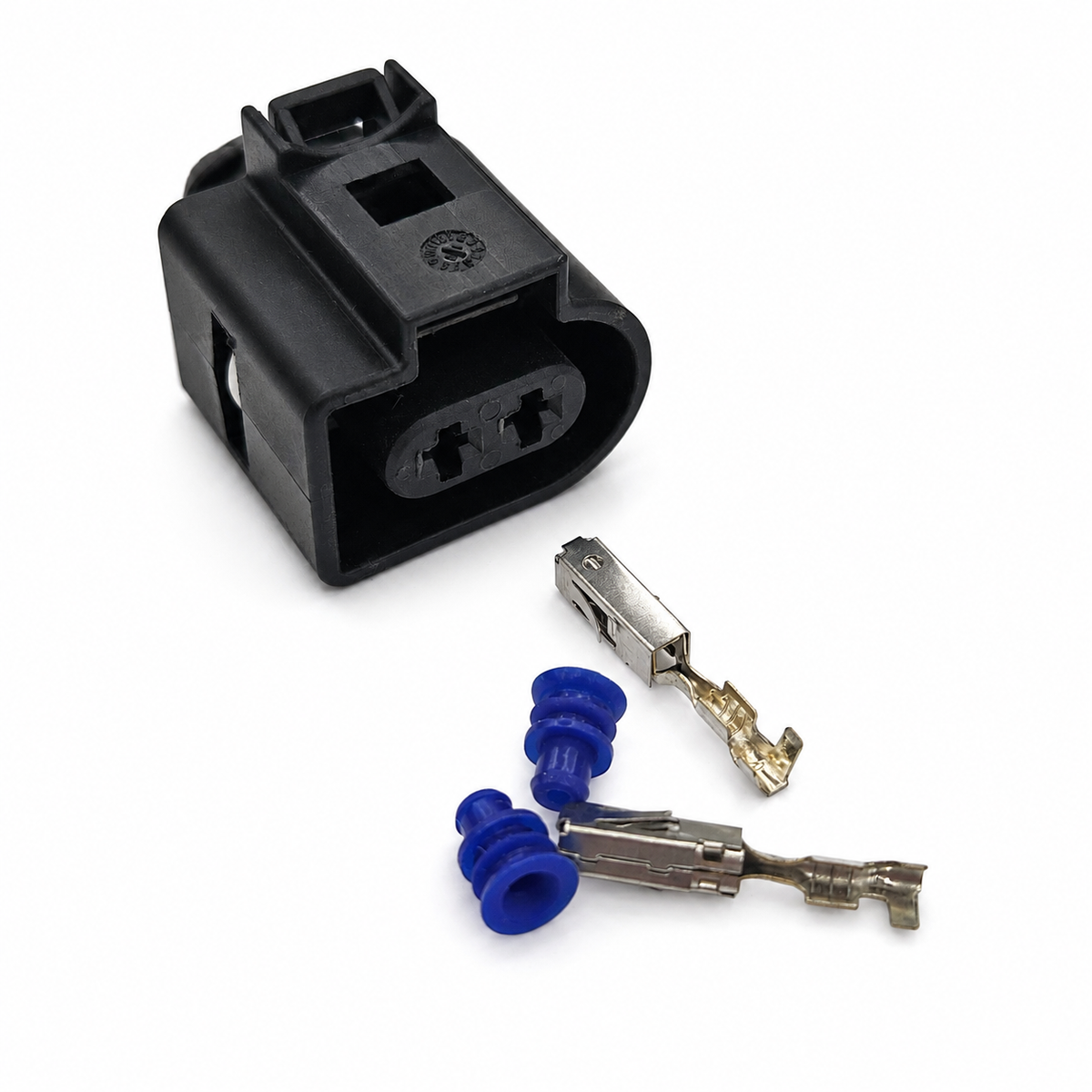 2 Pin Auto Windshield Washer Fluid Pump connector Electromagnetic valve oil cooling valve plug 8P0973722 8P0 973 722