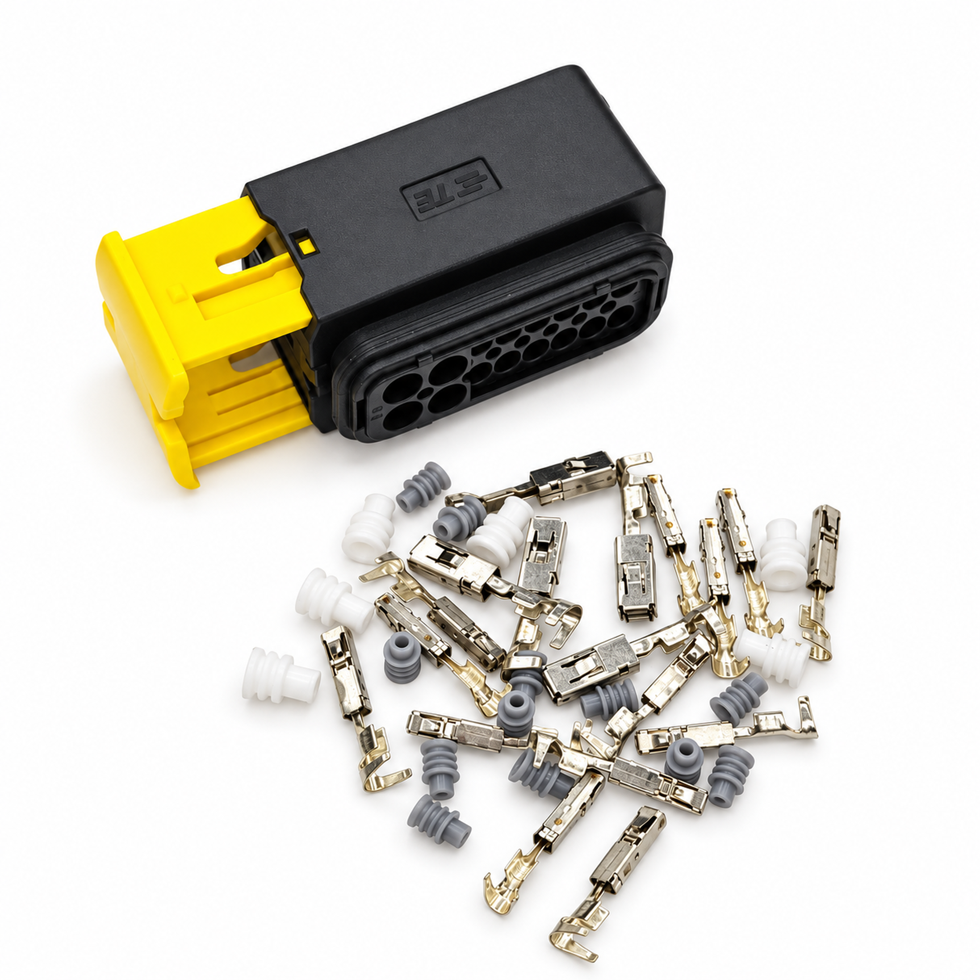 16 Pin Waterproof Automotive Connectors Wire Harness plug 2-1564337-1 2-1564528-1 2-1564529-1 For Scania – MA487 – image 1