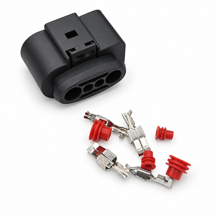 4 Pin 3.5/6.3 Fuel Pump Socket wire harness Plug Auto waterproof Connector 1J0 919 231 1J0919231 – MA500 – image 1