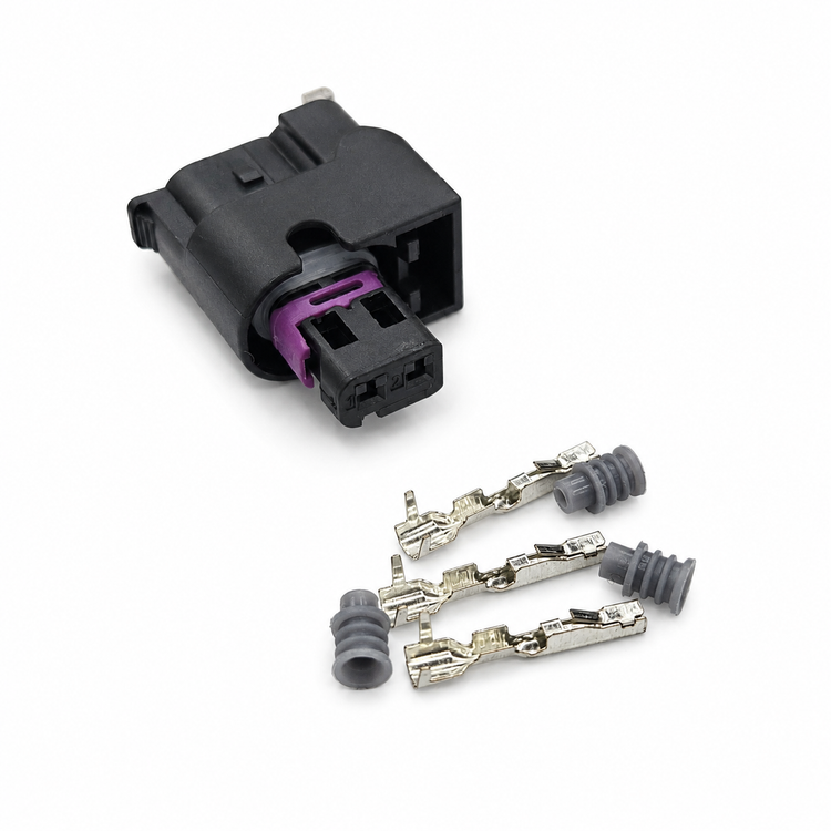 2 Pin female Automotive waterproof connector Car Fuel injector sensor harness plug 1-1564440-1 1-1718811-1