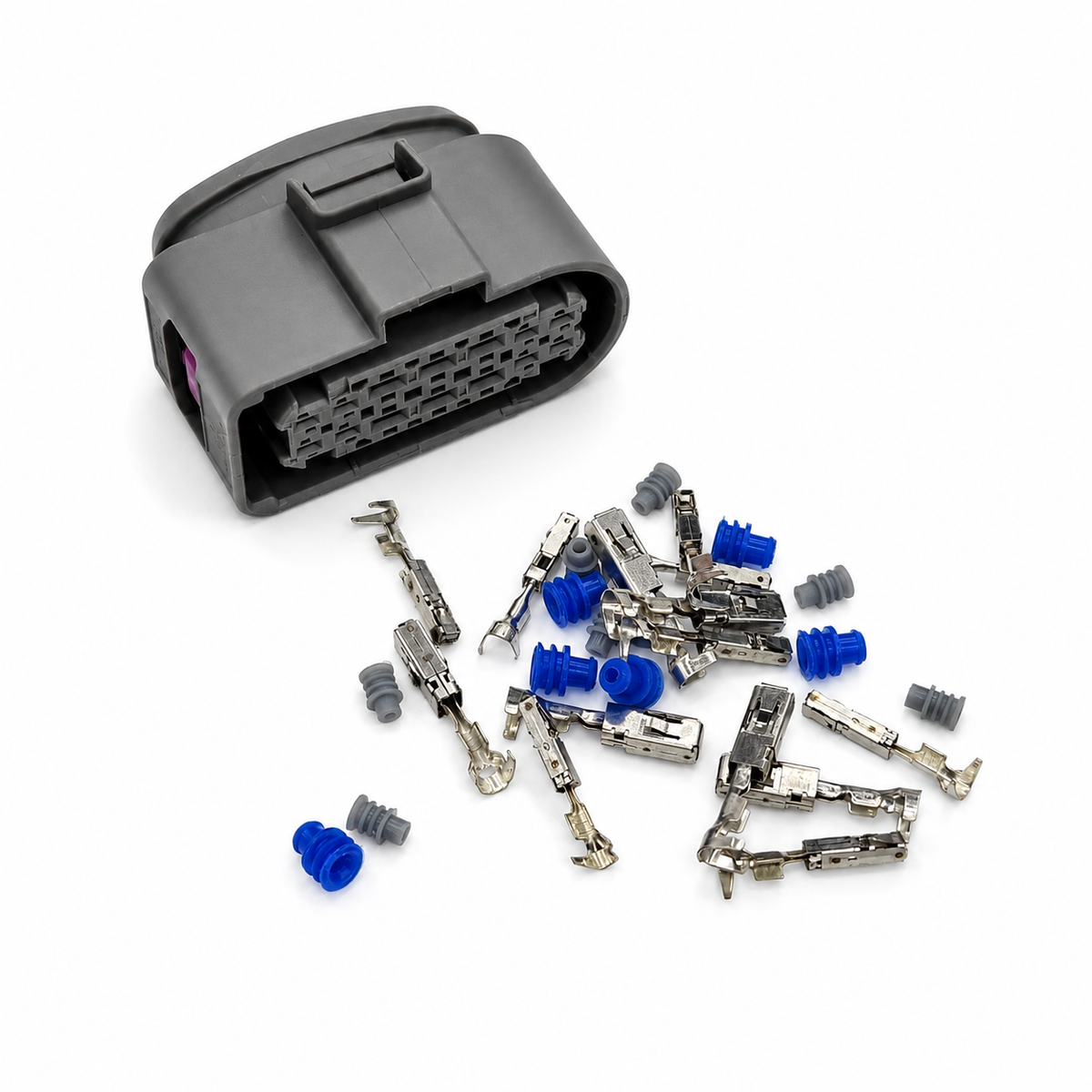 14 Pin/way Car headlight wiring harness plug waterproof connector 5Q0973737 5Q0 973 737 5Q0973837 5Q0 973 837 - female with Pin