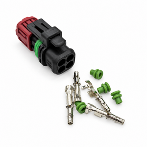 4 Pin Fuel Injector Plug Oxygen Sensor Map Sensor Connector 22248490 7422248490 For Volvo Truck Excavator – MA537 – image 1