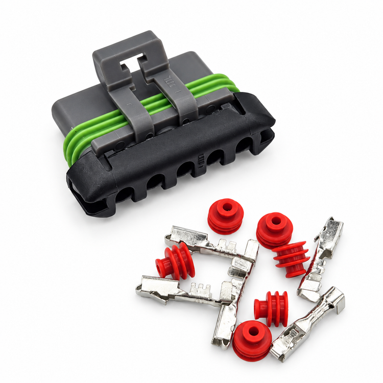 1 Set 5 Pins Automobile AC Assembly Wire Socket Waterproof Connector Auto Connector Assembly 12084891 Car – MA546 – image 1
