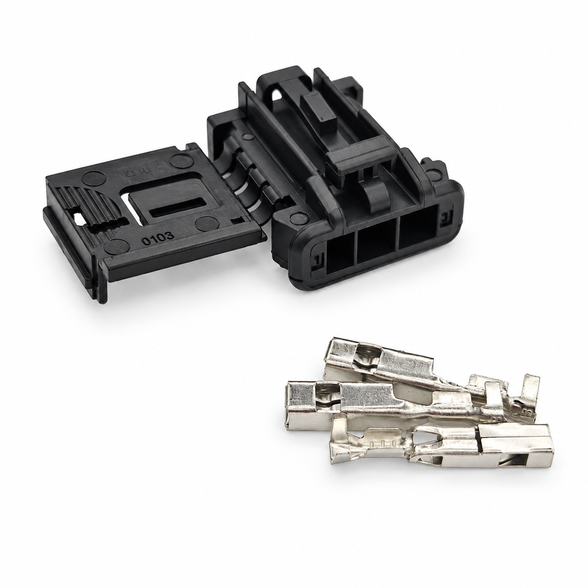 1 Set 3 Pins Auto AC Assembly Plastic Housing Connector with Wires Automotive Wiring Cable Socket For – MA557 – image 1