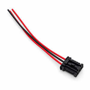 1 Set 3 Pins Auto AC Assembly Plastic Housing Connector with Wires Automotive Wiring Cable Socket For – MA557 – image 6