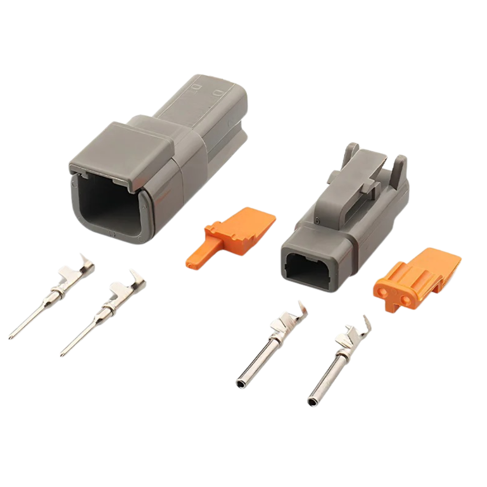 Male & Female Connectors for Haltech Matching Set of Deutsch DTM 2 7.5 Amp