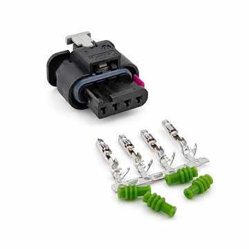 4 Pin MAF Mass Air Flow Sensor Connector Plug Unwired Kit - Seat Altea Ateca Ibiza Leon VW Audi 4H0973704 4F0973704