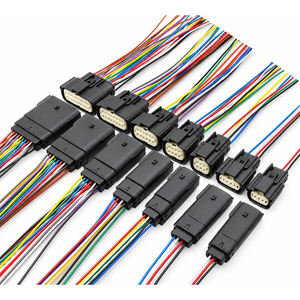 2 Pin to 20 Pin Molex MX150 Motorcycle Automotive Male Female Connector Plug Kit – MolexPre/2pinM+Fcables – image 1