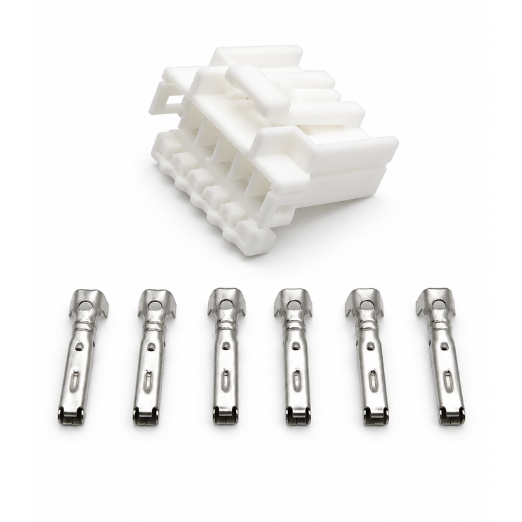 Harley Davidson OEM 73156-96BK 6 Pin Wire Multi-lock MALE Connector & Terminals – N02/6PIN – image 2