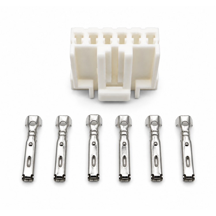 Harley Davidson OEM 73156-96BK 6 Pin Wire Multi-lock MALE Connector & Terminals – N02/6PIN – image 5