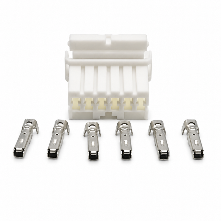 Harley Davidson OEM 73156-96BK 6 Pin Wire Multi-lock MALE Connector & Terminals – N02/6PIN – image 9