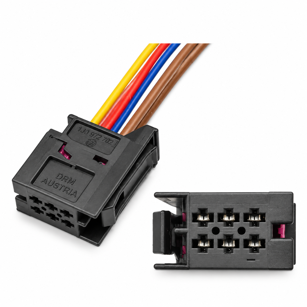 6 Pin 2pcs For Audi A1 & Q3 Rear Tail Light Connector Plug Wiring Harness Loom Prewired – *N09/2pcscable – image 4