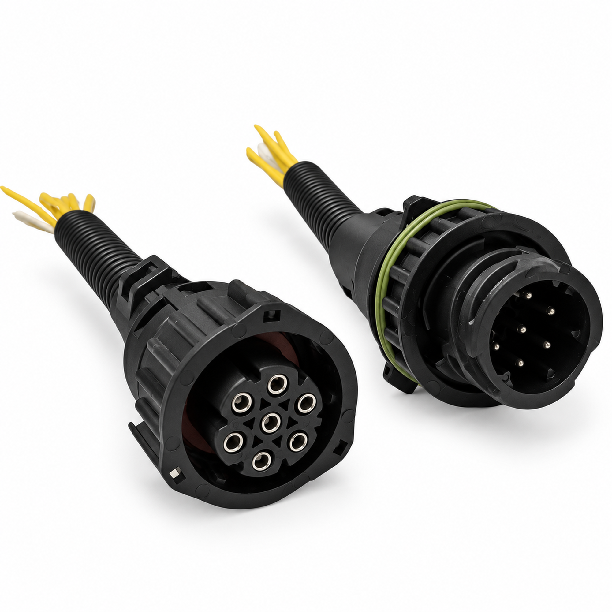 6/7 Pin Connector Plug Set for Rear Tail Light Lamps For MAN, DAF Sprinter Luton – NW-01+HOT/B02.B – image 4