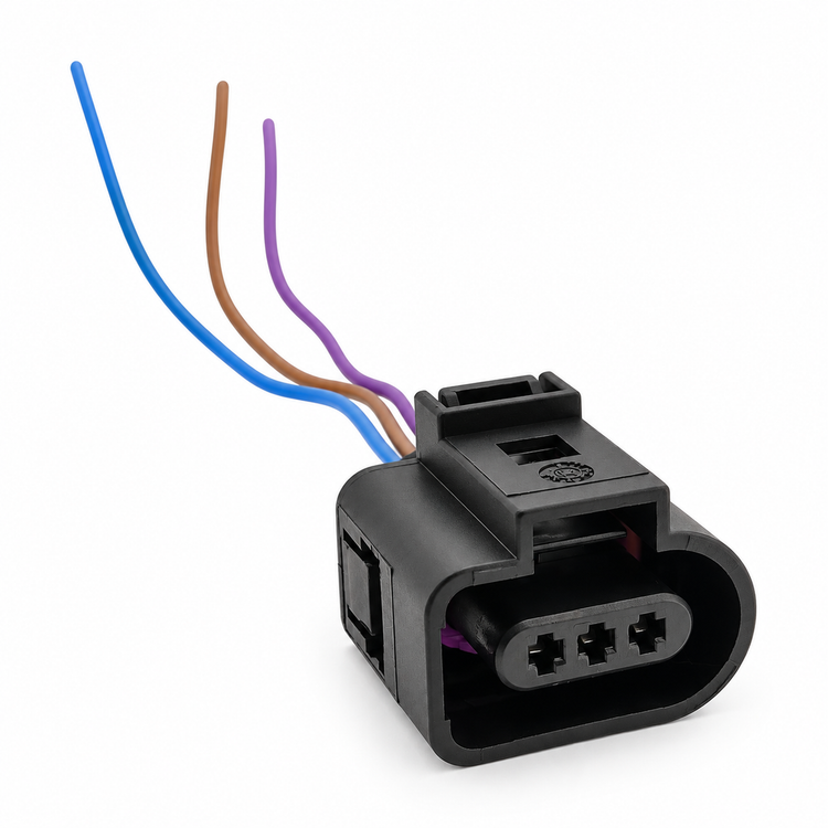 3 Pin Connector Female Wired Plug Socket Sensor 1J0973703 3D0973703 – NW-03/connector3pin – image 1