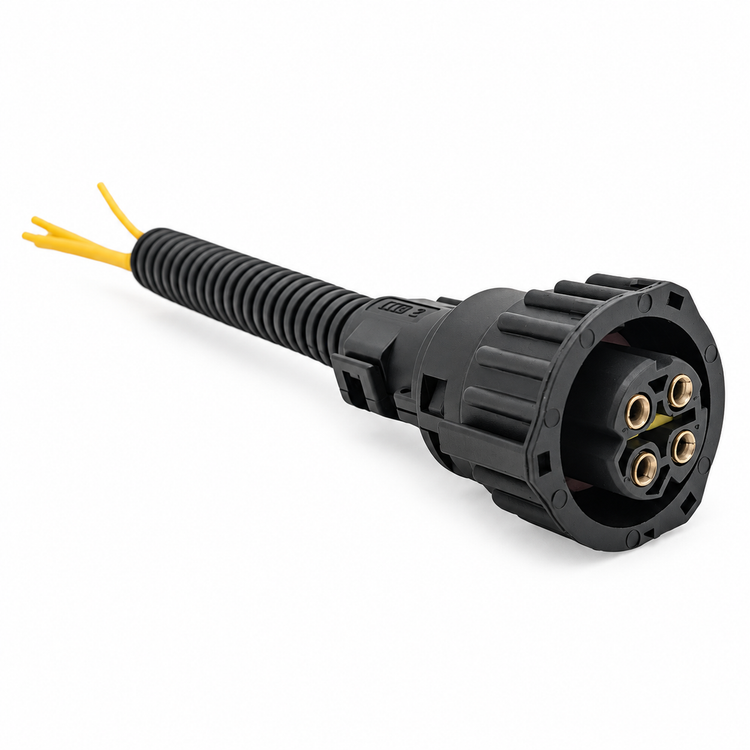 4 Pin Odometer / Tail Light Pre-wired Twist Lock Rear DIN Connector 1-967325-1 – NW-12/connector4pin – image 3