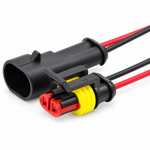 AMP Superseal 1.5mm Series Cable Automotive Waterproof Connector Male and Female – NW-22/M+F-1pin – image 5