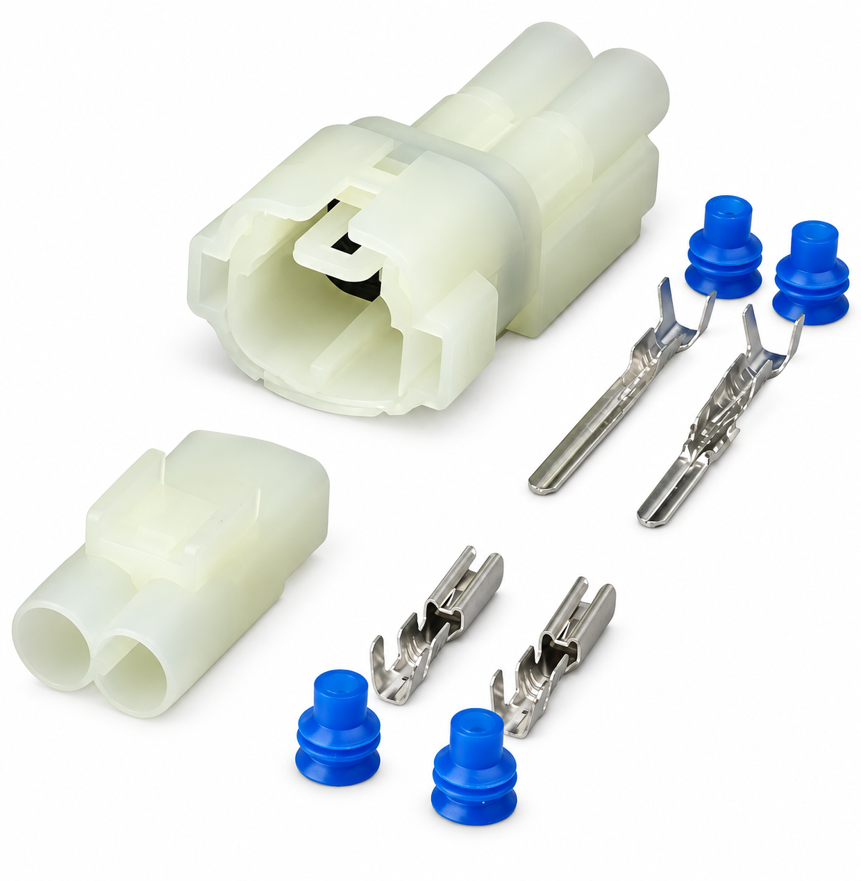 2 Pin Connector Set for Sumitomo HM 090 MT Plug Set Fits Suzuki, Yamaha & Honda