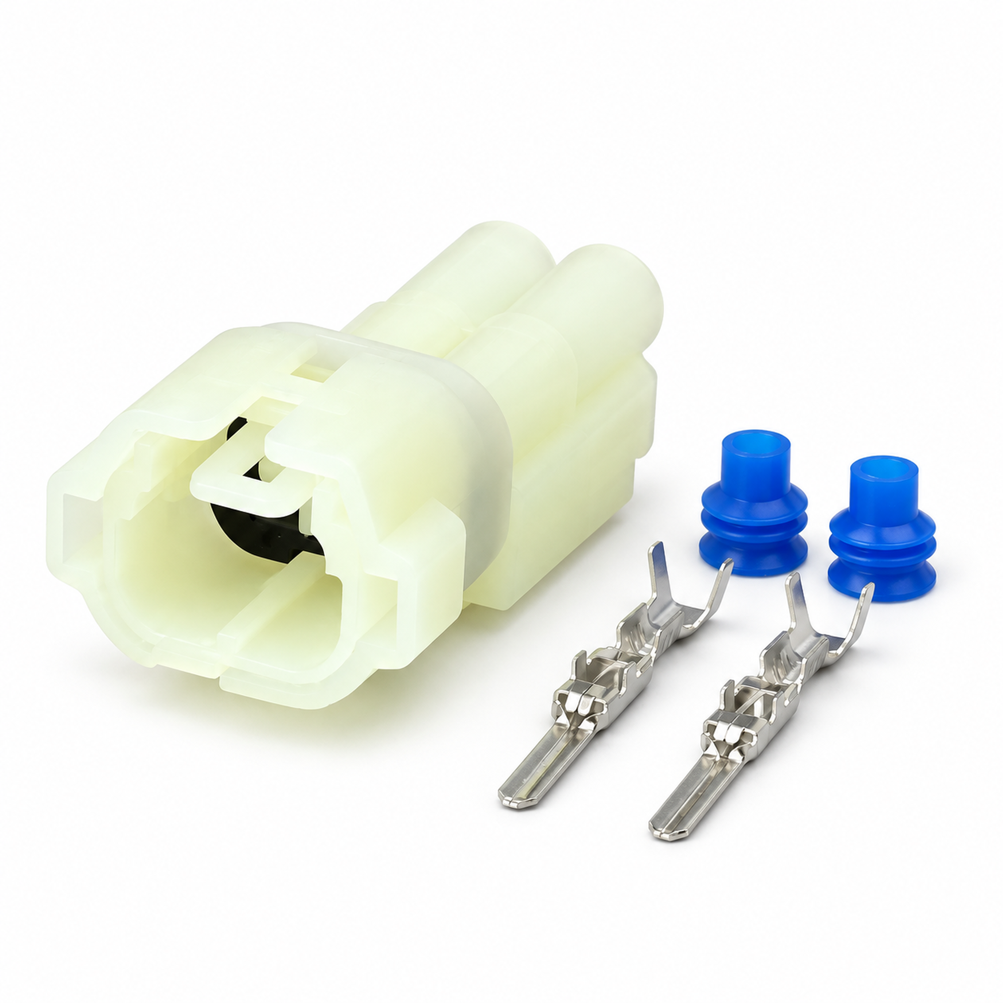 2 Pin Connector Set for Sumitomo HM 090 MT Plug Set Fits Suzuki, Yamaha & Honda – NW-29/Male+Female/2pin – image 1