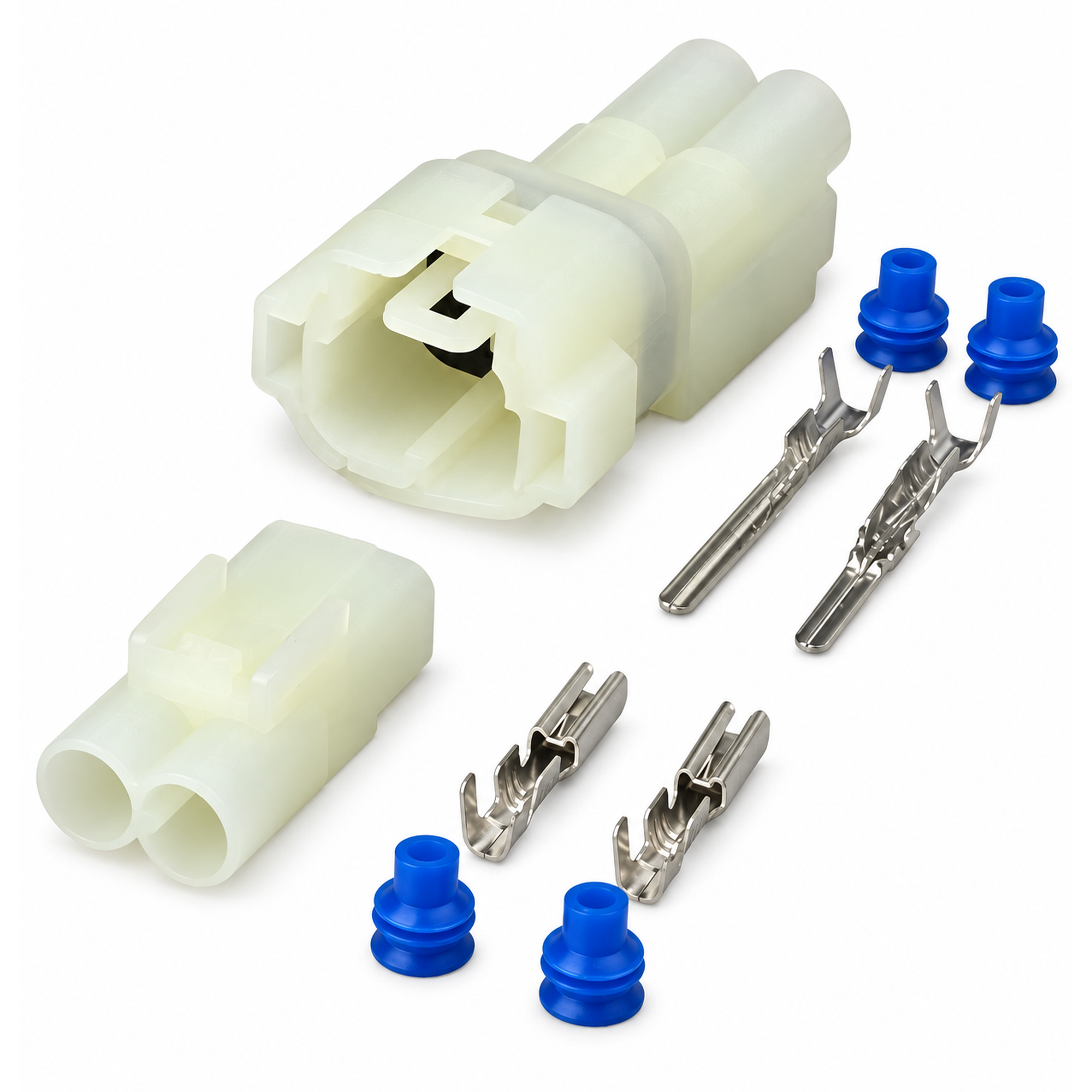 2 Pin Connector Set for Sumitomo HM 090 MT Plug Set Fits Suzuki, Yamaha & Honda – NW-29/Male+Female/2pin – image 4
