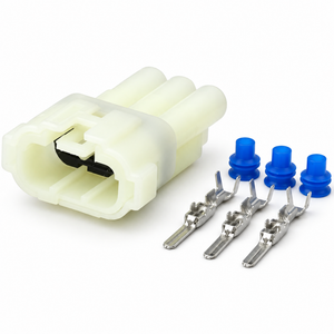 3 Pin Connector Set for Sumitomo HM 090 MT Plug Set Fits Suzuki, Yamaha & Honda – NW-30/Male+Female/3pin – image 1