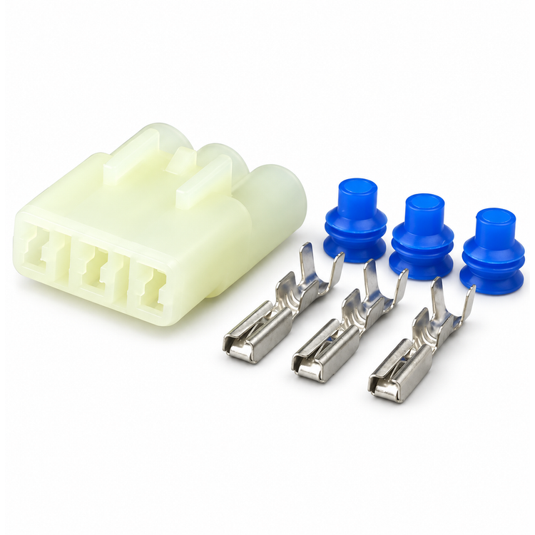 3 Pin Connector Set for Sumitomo HM 090 MT Plug Set Fits Suzuki, Yamaha & Honda – NW-30/Male+Female/3pin – image 2