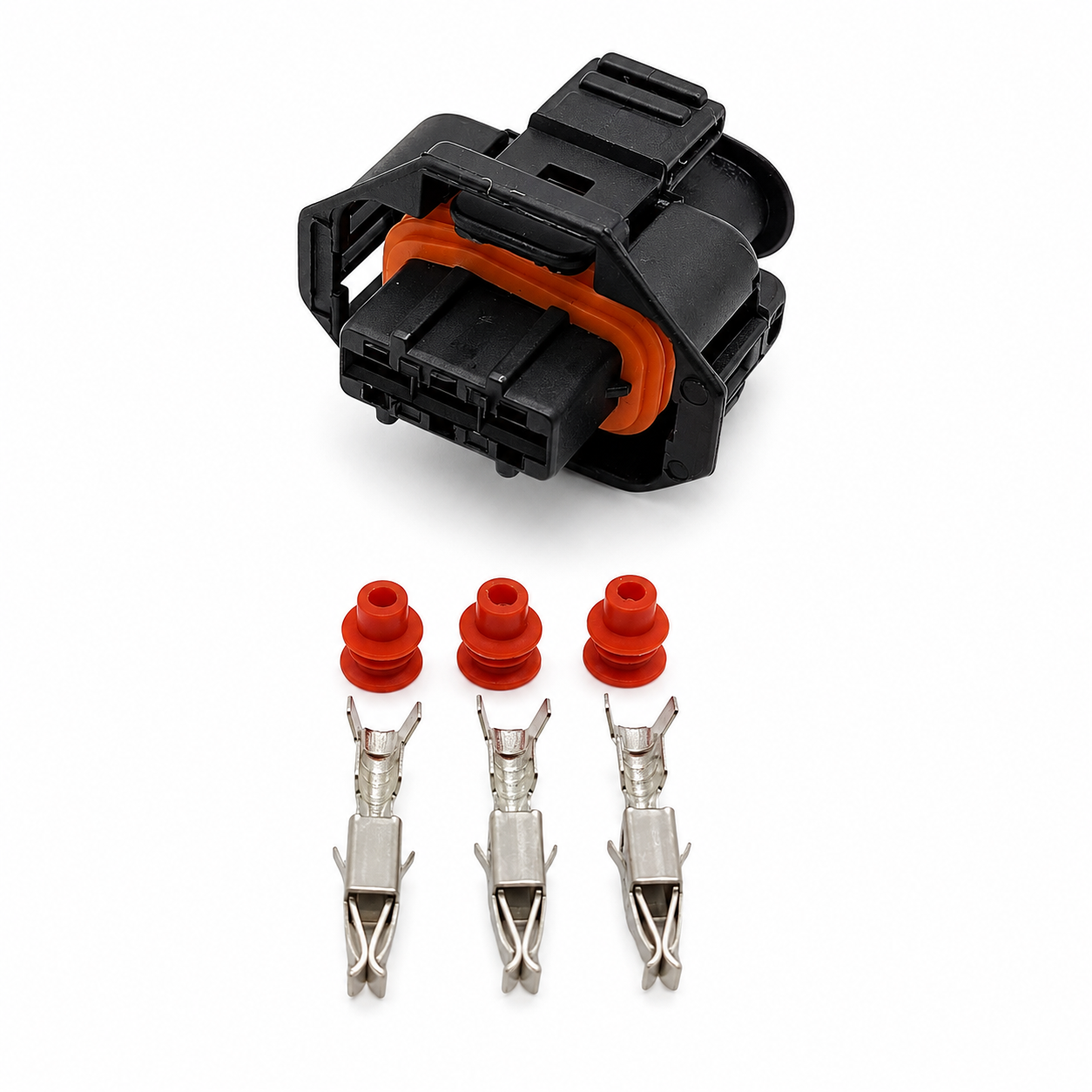 3 Pin Way Diesel Injector Plug Connector Kit Common Rail For Bosch DJH7031