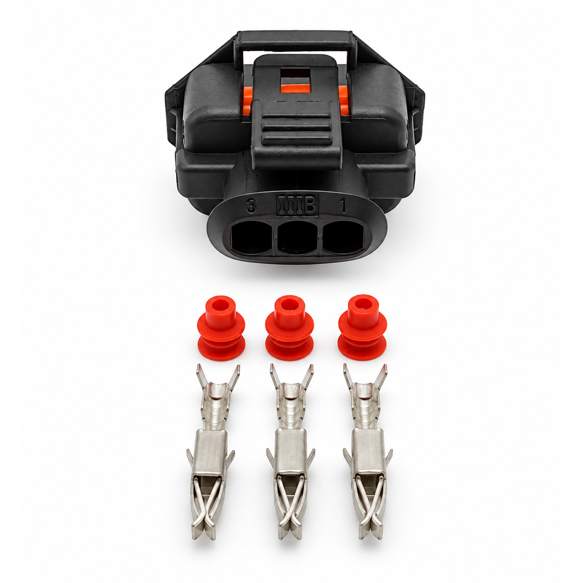3 Pin Way Diesel Injector Plug Connector Kit Common Rail For Bosch DJH7031 – O01/3pin – image 2