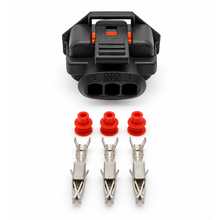 3 Pin Way Diesel Injector Plug Connector Kit Common Rail For Bosch DJH7031 – O01/3pin – image 2