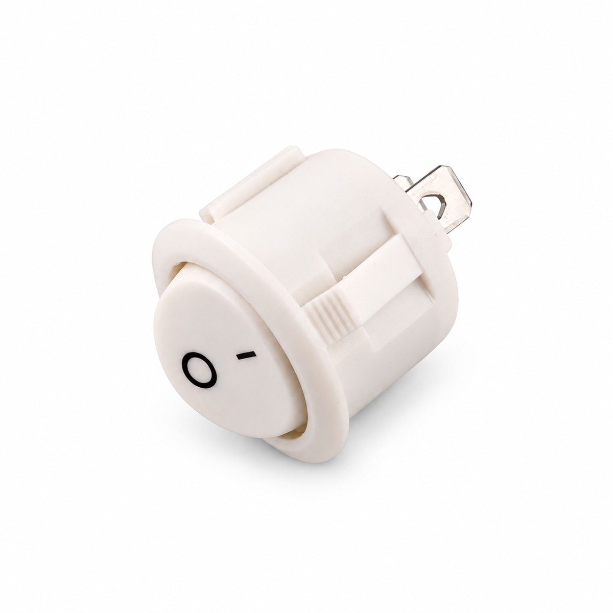 Round 2 Pin ON OFF 12V Rocker Switches 6A 10A for Camper Van Conversions, Cars, Vans, Trucks and Boats – P11/WHITE – image 4
