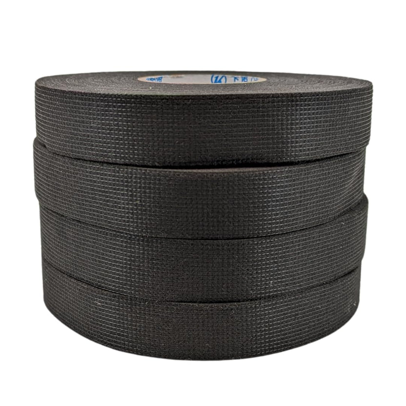 4 Pack of HeatResistant Black Fabric Cloth Wiring Harness Loom Tape