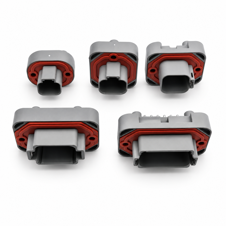 Deutsch DT Panel PCB Mount Connector Series 2/3/4/6/8/12 Pin DT-13 – PCB-DT15-2Pin – image 1