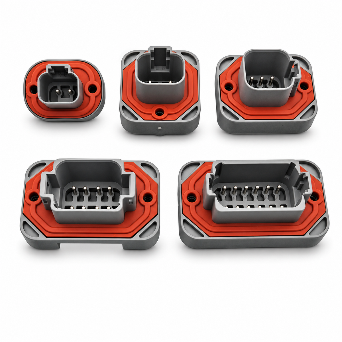 Deutsch DT Panel PCB Mount Connector Series 2/3/4/6/8/12 Pin DT-13 – PCB-DT15-2Pin – image 18