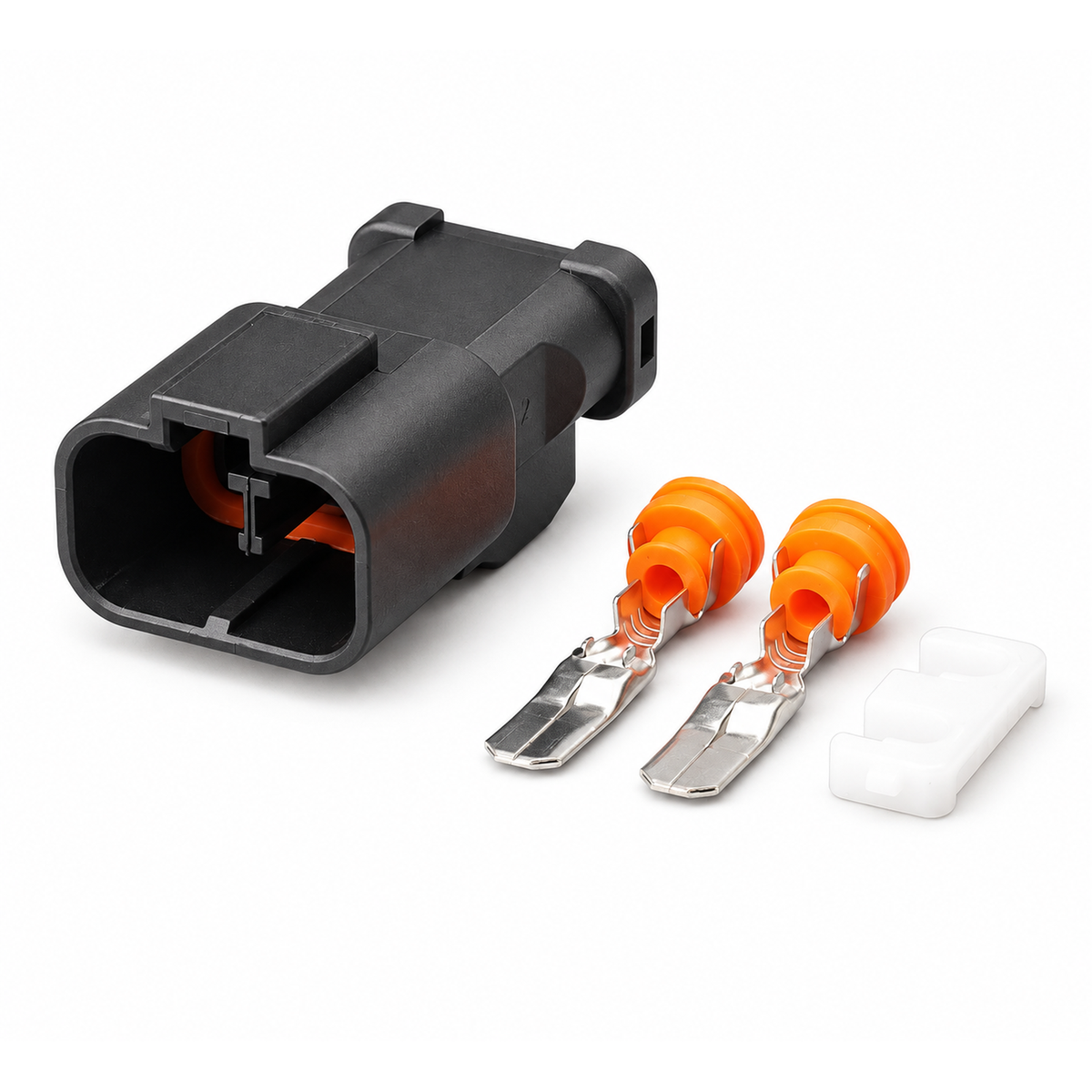 2 Pin Male Female Plug Connector For Yazaki Speed Water Temperature Honda OBD1 7123-6423-30 – PNK 02.Y/M+F – image 1
