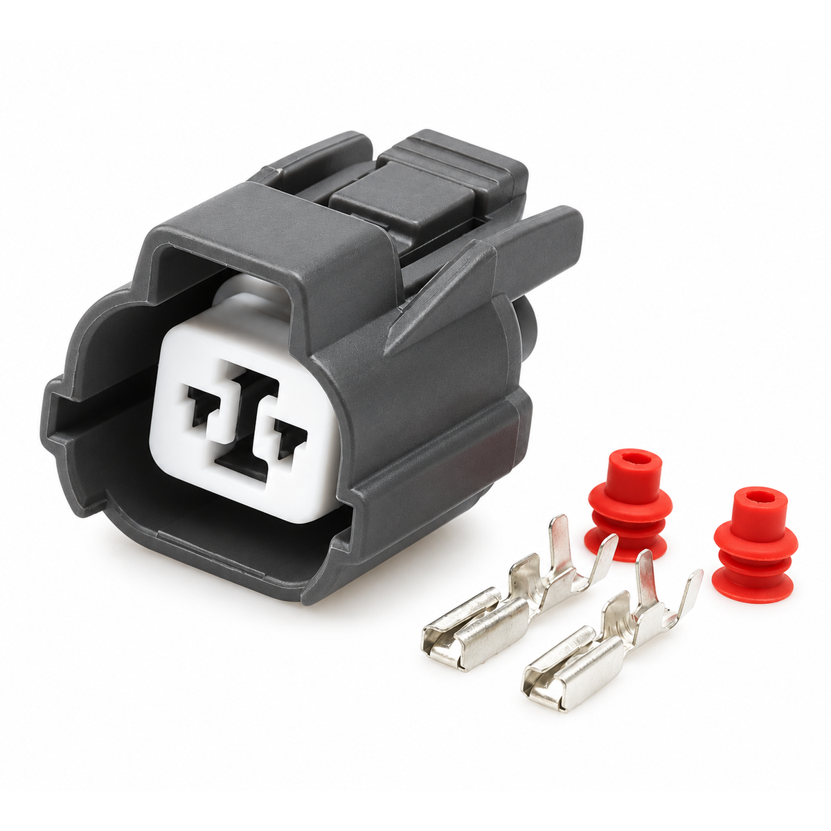 2 Pin Sumitomo Fog Light Horn Connector For Honda Civic 6181-0070 / 6189-0129 – PNK 08.Y/M+F – image 1