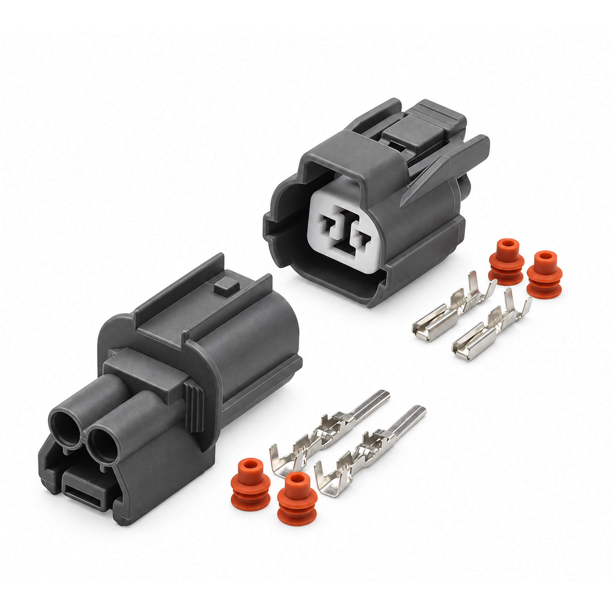 2 Pin Sumitomo Fog Light Horn Connector For Honda Civic 6181-0070 / 6189-0129 – PNK 08.Y/M+F – image 3